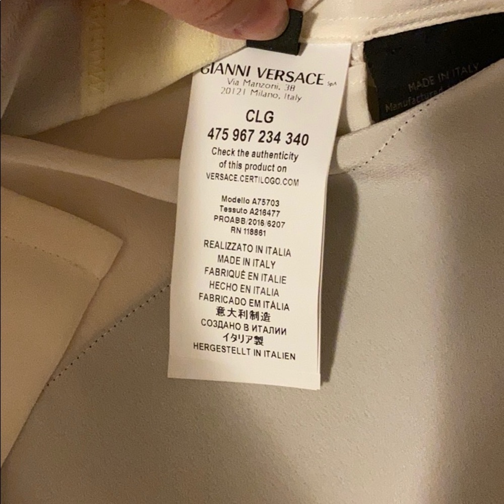 VERSACE CAMICIE TESSUTO - Picture 4 of 6